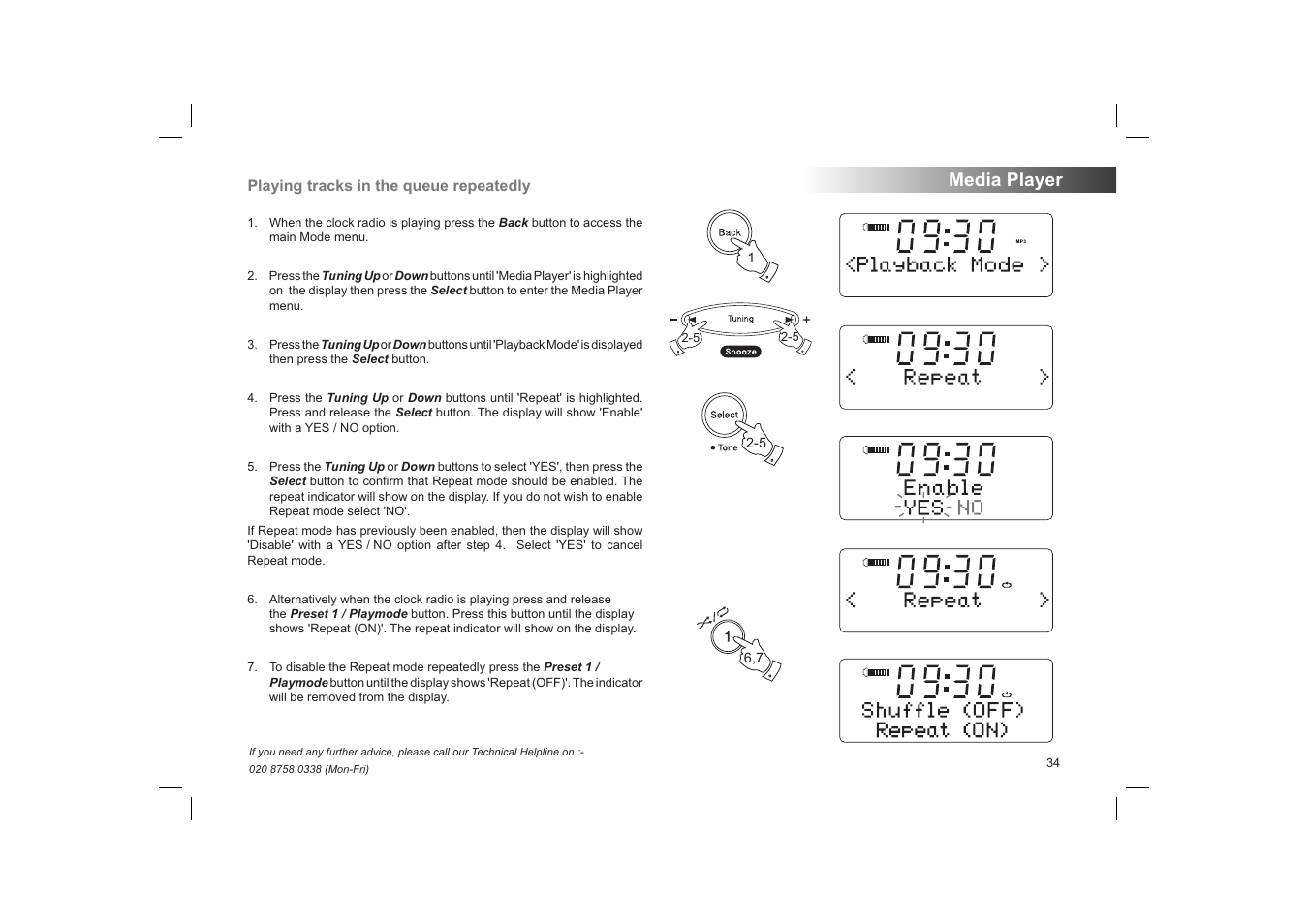Media player | Roberts Radio STREAMTime User Manual | Page 35 / 68
