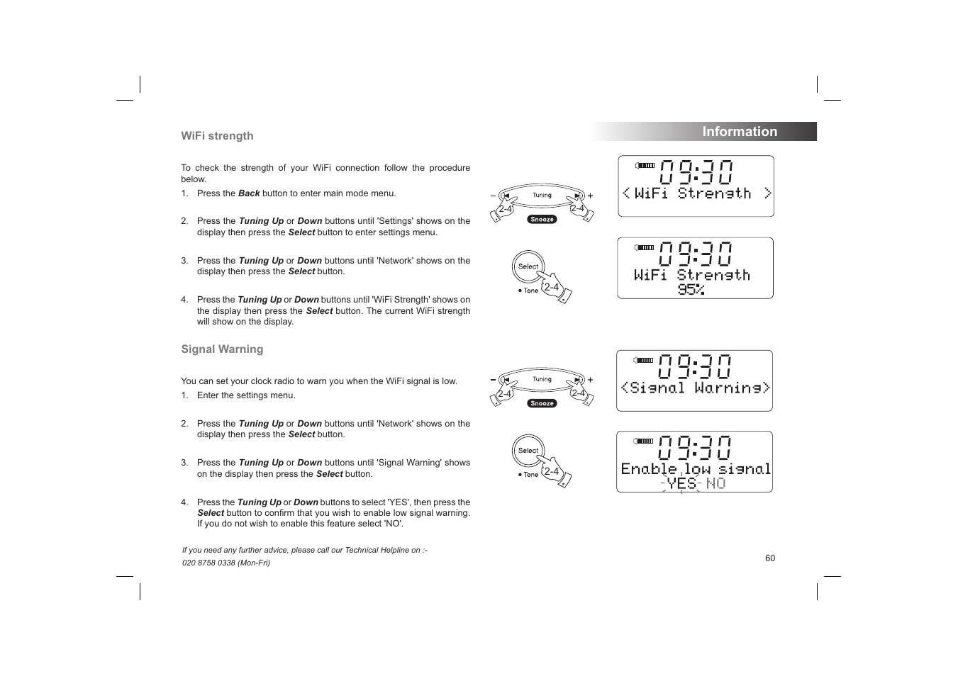 Information | Roberts Radio STREAMTime User Manual | Page 61 / 68