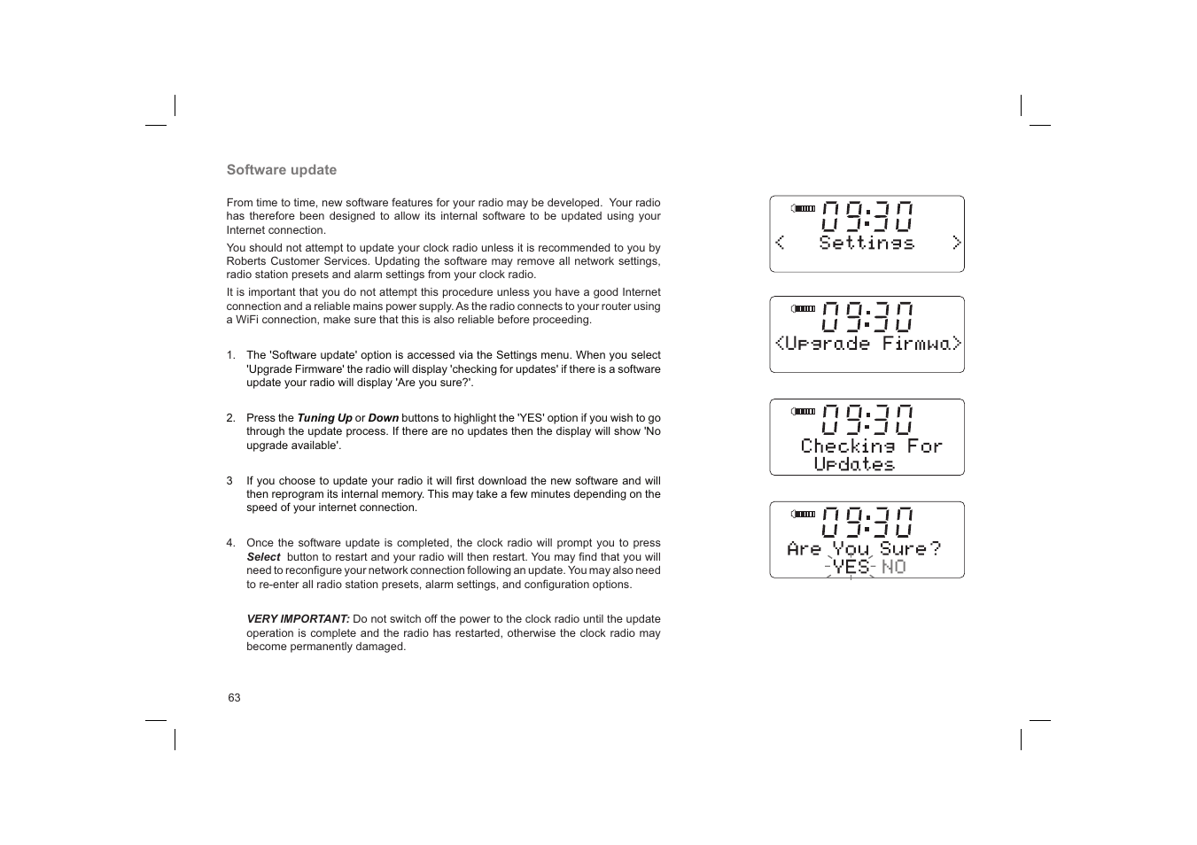 Roberts Radio STREAMTime User Manual | Page 64 / 68