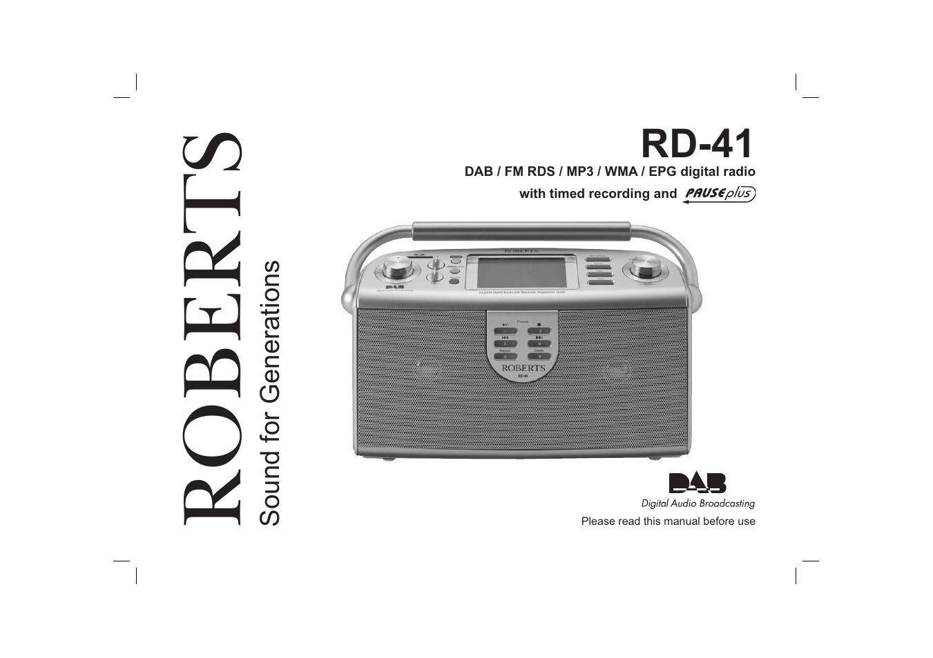 Roberts Radio RD-41 User Manual | 64 pages