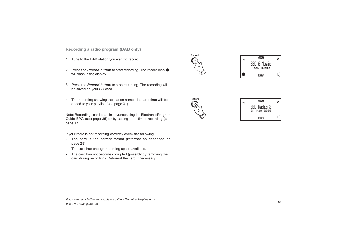 Roberts Radio RD-41 User Manual | Page 17 / 64