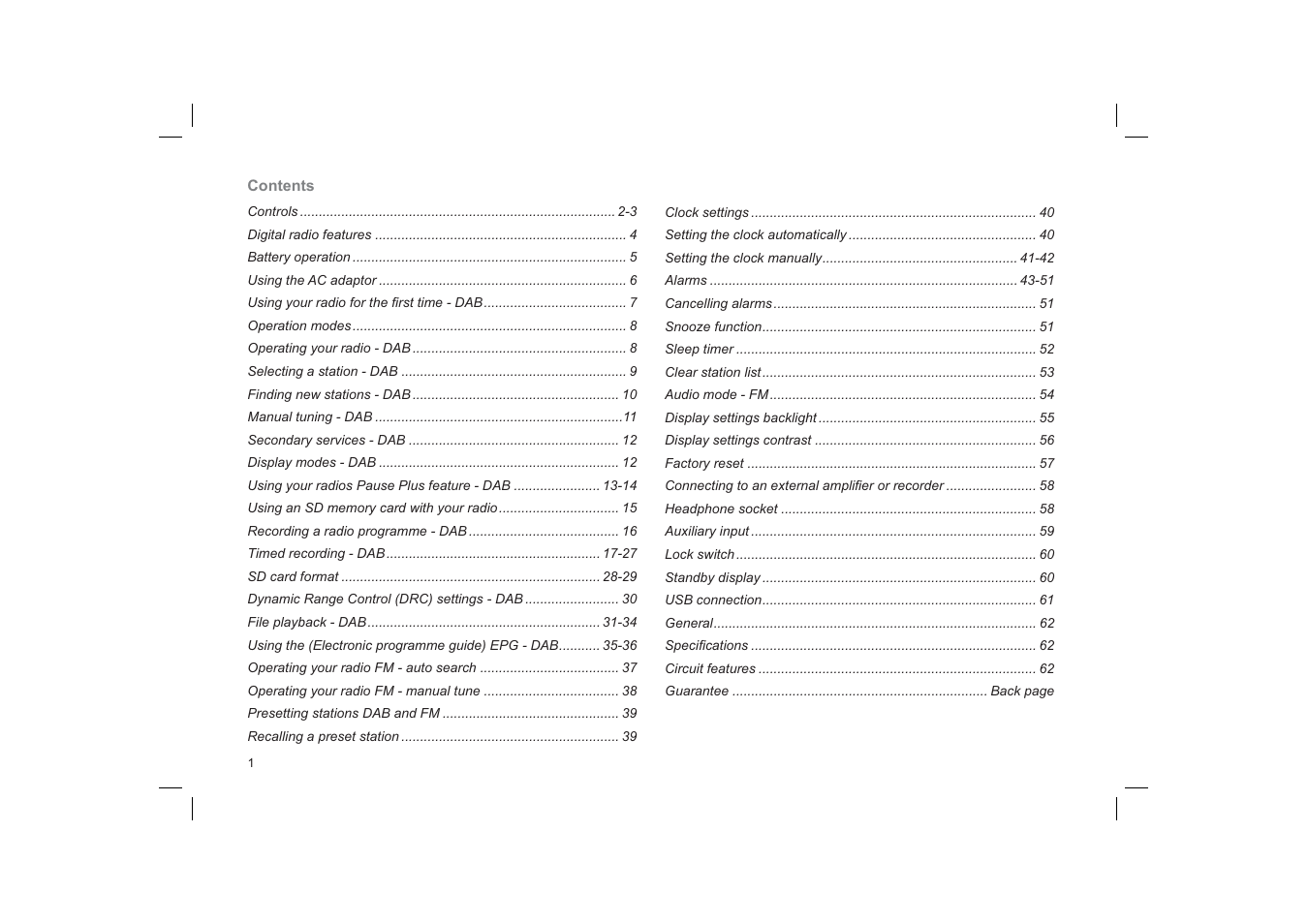 Roberts Radio RD-41 User Manual | Page 2 / 64