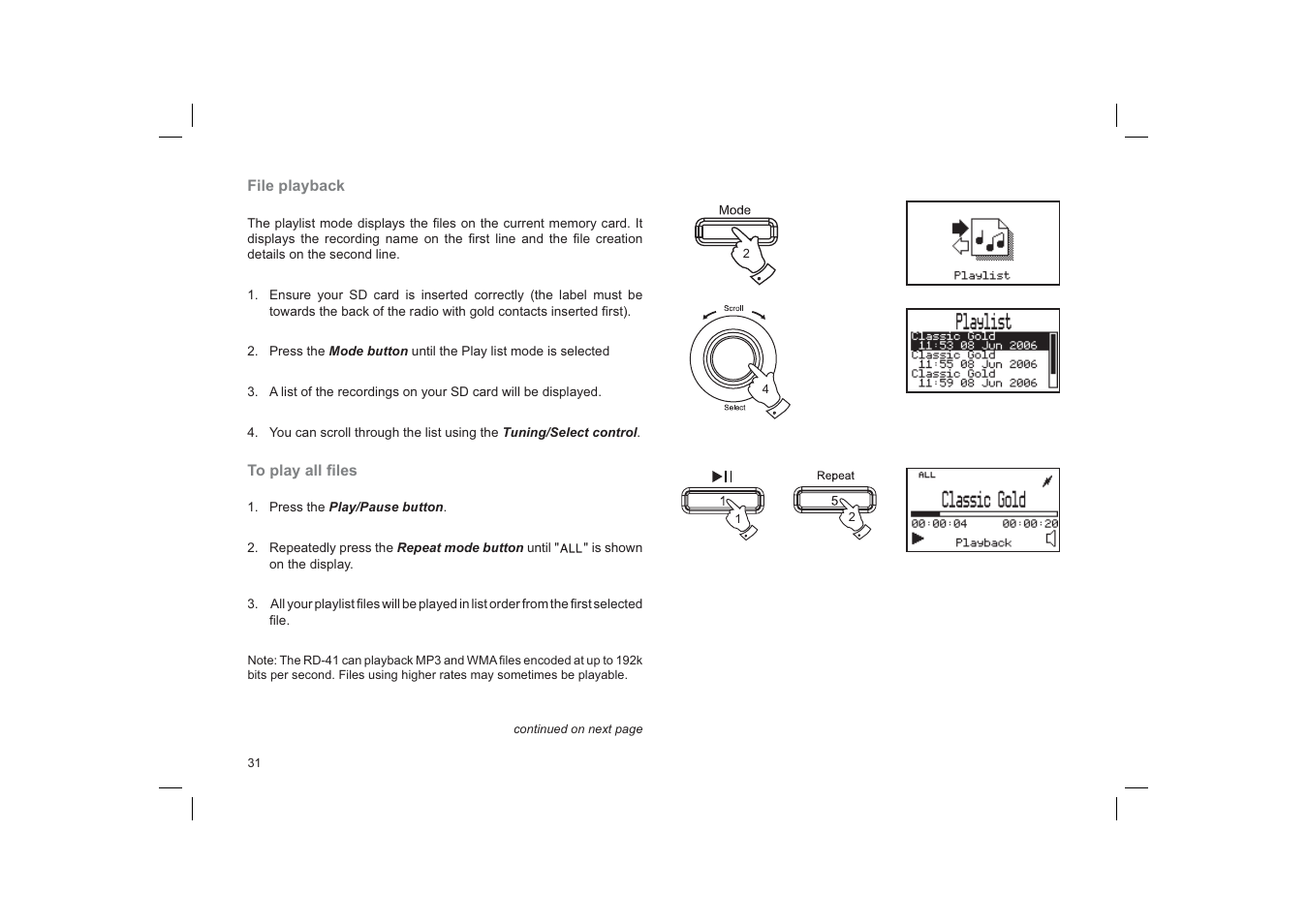 Roberts Radio RD-41 User Manual | Page 32 / 64