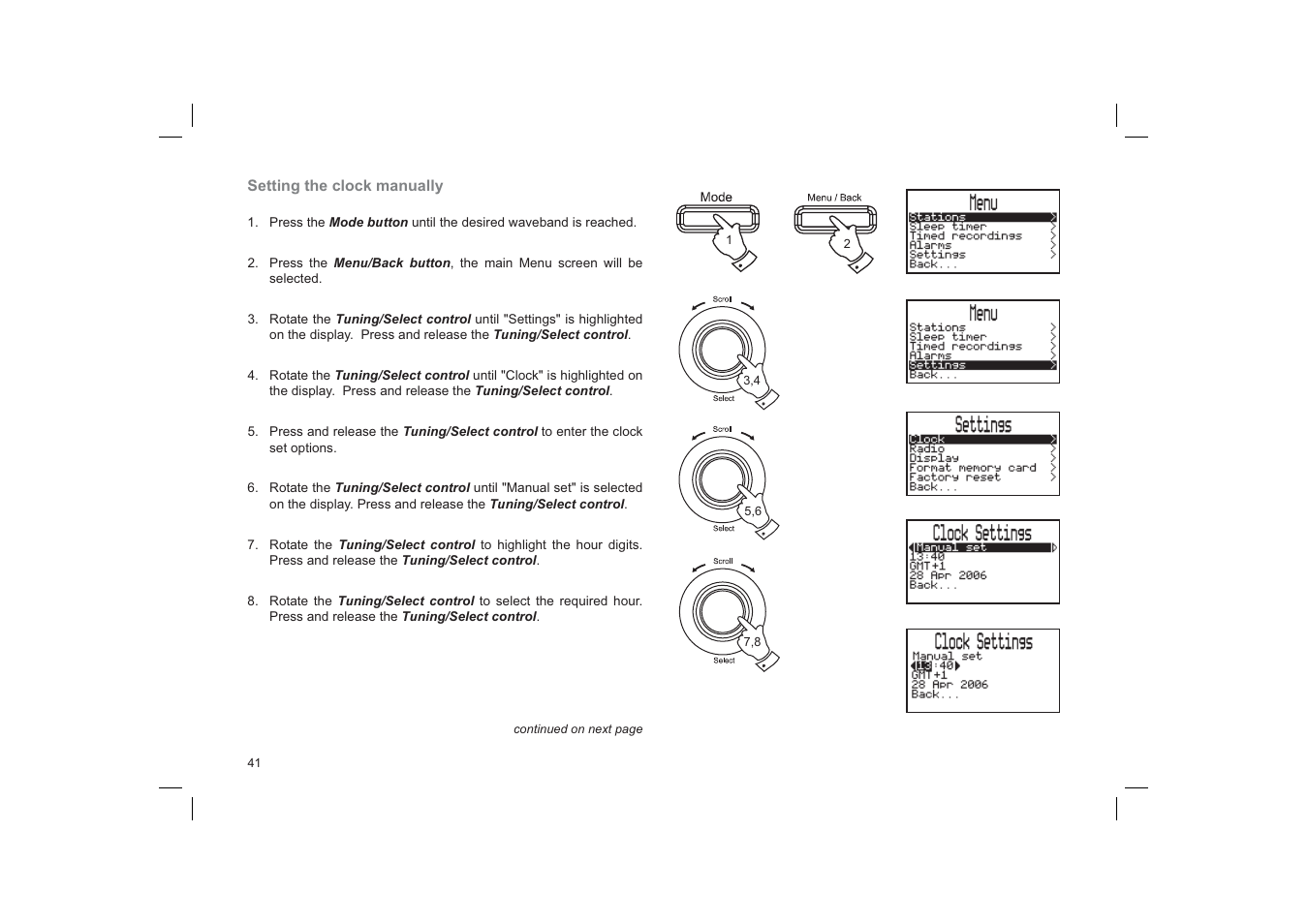 Roberts Radio RD-41 User Manual | Page 42 / 64