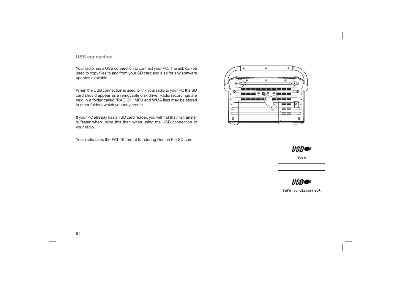 Roberts Radio RD-41 User Manual | Page 62 / 64