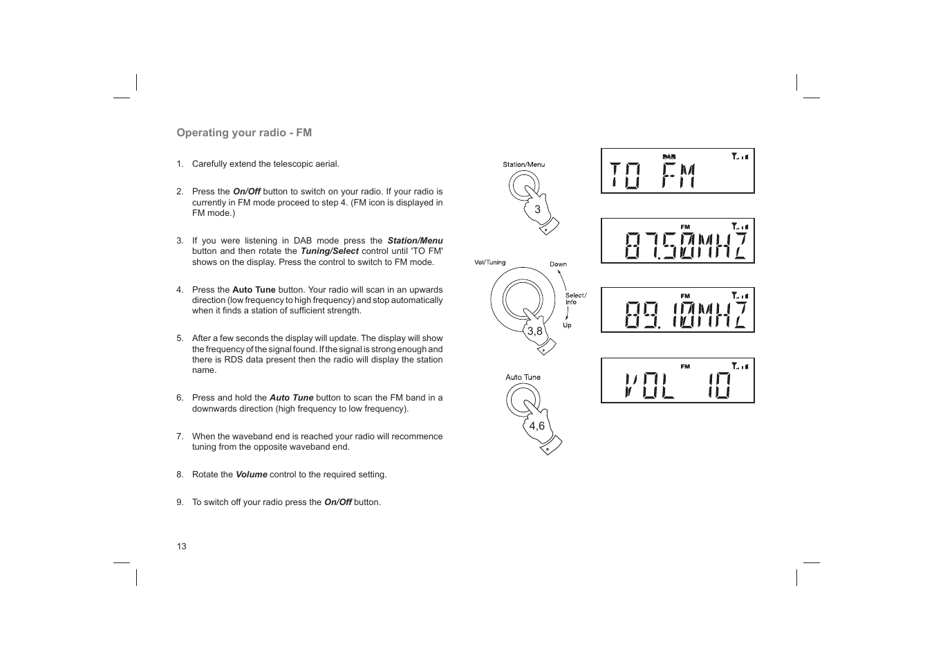 Roberts Radio Classic DAB User Manual | Page 14 / 24