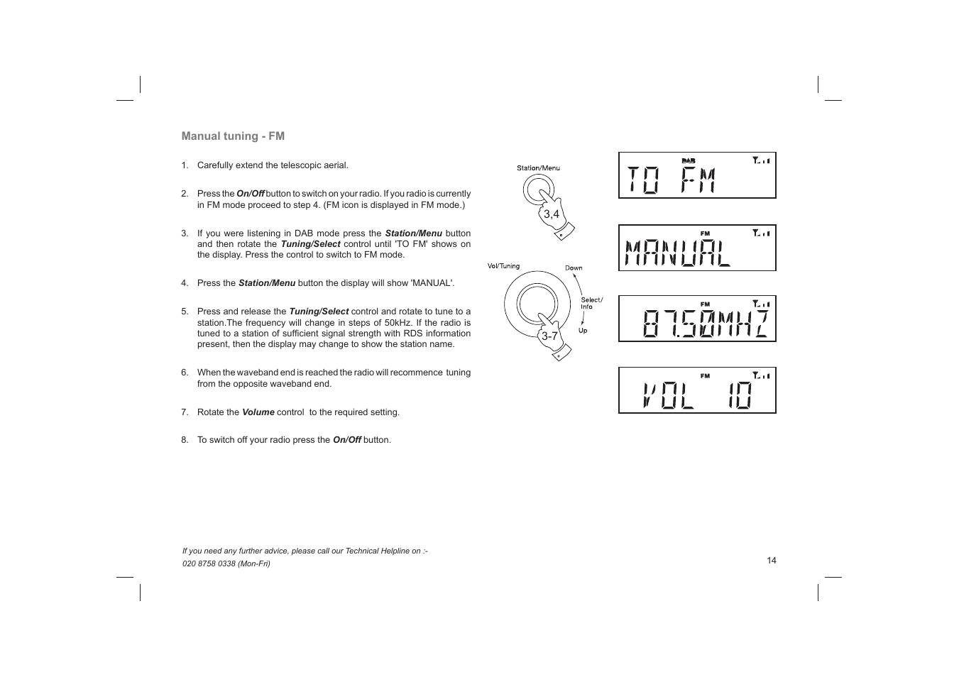 Roberts Radio Classic DAB User Manual | Page 15 / 24