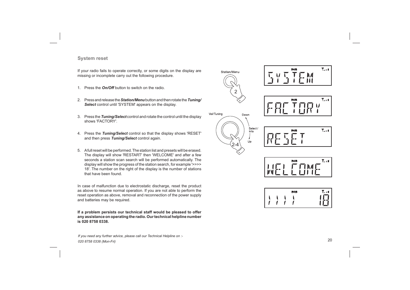 Roberts Radio Classic DAB User Manual | Page 21 / 24