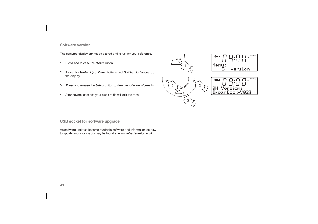 Roberts Radio DreamDock User Manual | Page 42 / 48