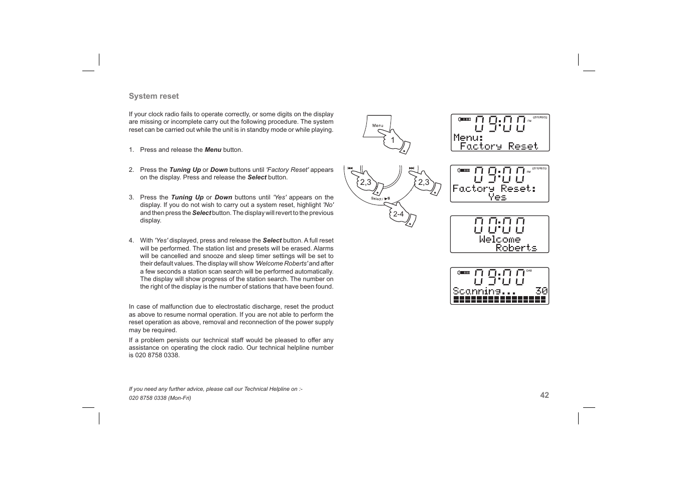Roberts Radio DreamDock User Manual | Page 43 / 48