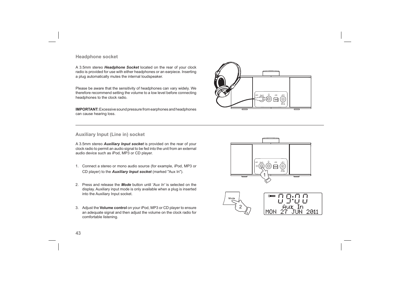 Roberts Radio DreamDock User Manual | Page 44 / 48