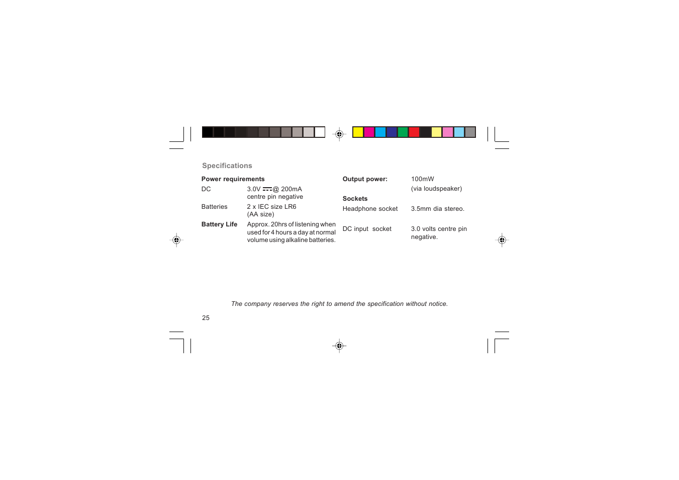Roberts Radio R9947 User Manual | Page 26 / 28