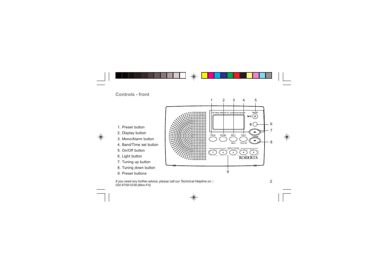 Roberts Radio R9947 User Manual | Page 3 / 28