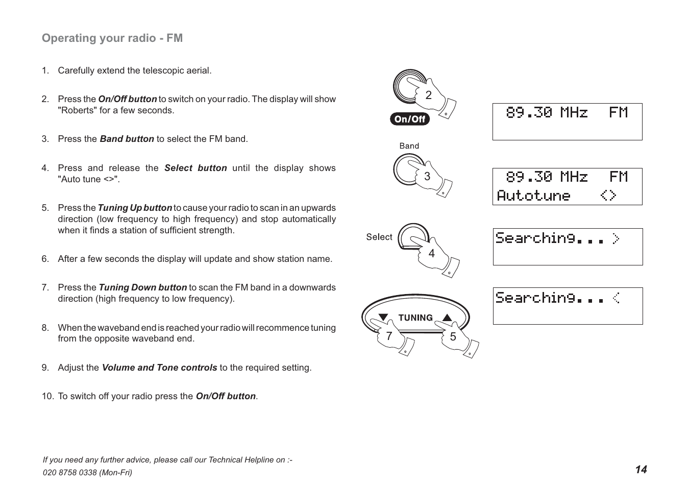 Roberts Radio Ecologic 3 User Manual | Page 15 / 24