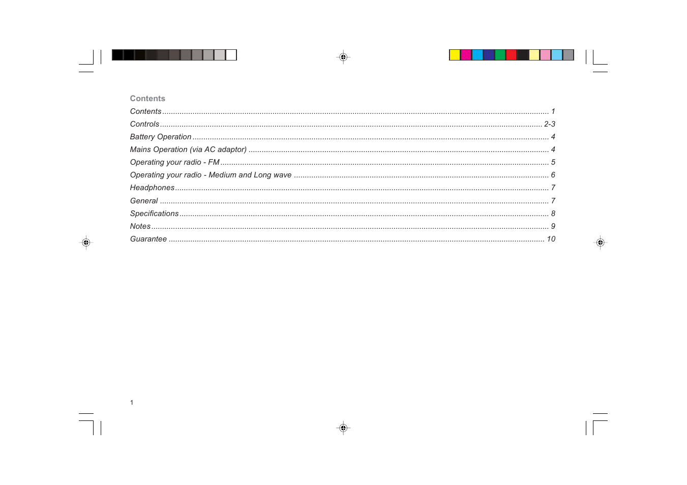 Roberts Radio R761 User Manual | Page 2 / 12