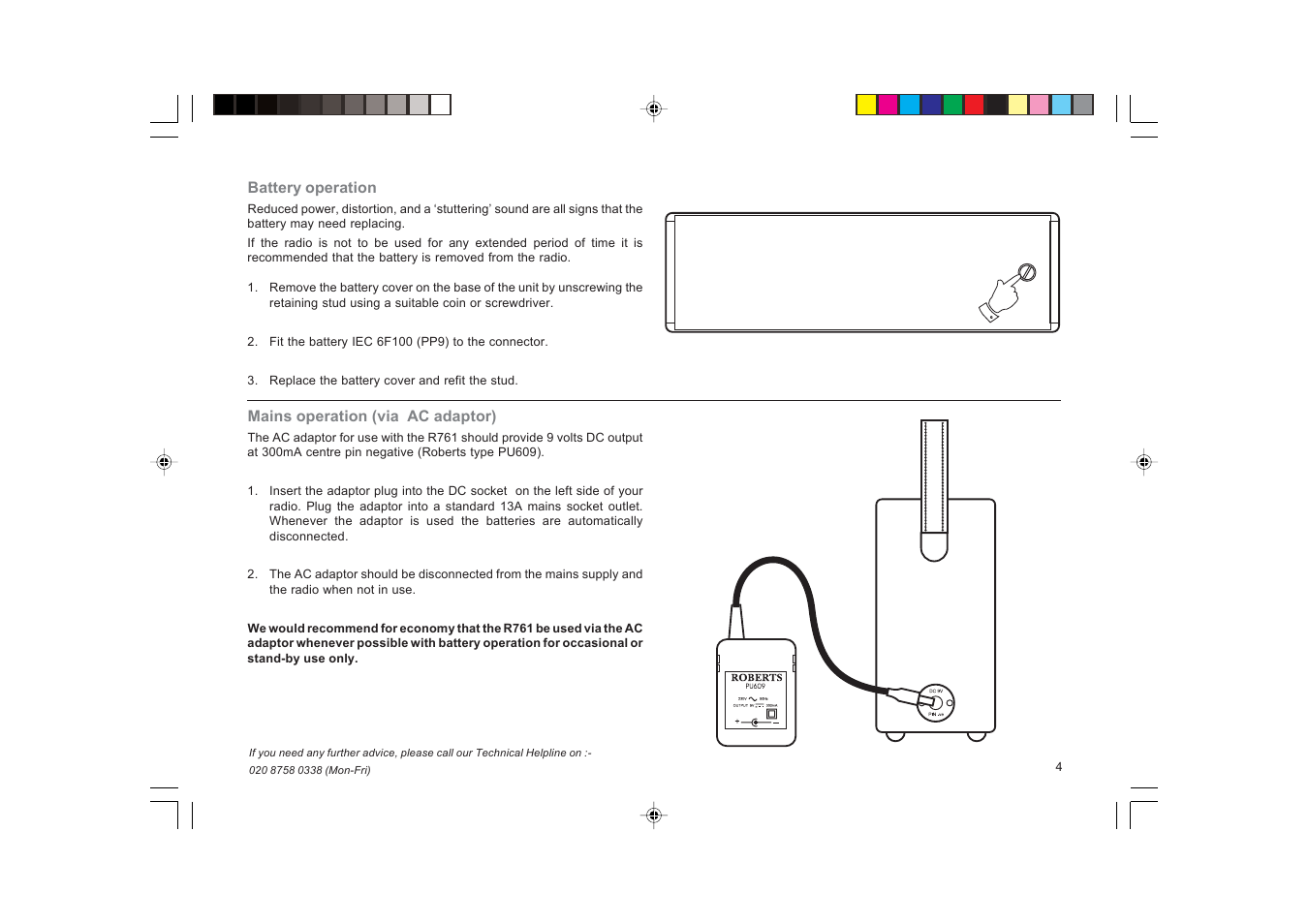 Roberts Radio R761 User Manual | Page 5 / 12