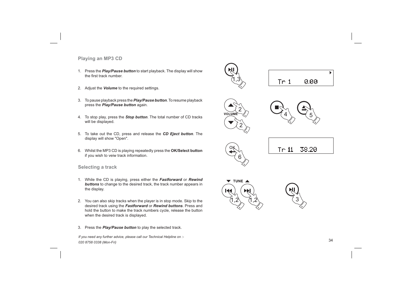 Roberts Radio MP-16CD User Manual | Page 35 / 52