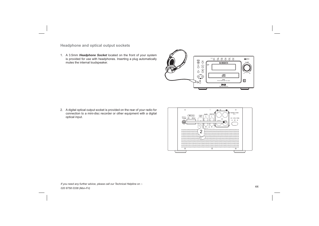 Roberts Radio MP-16CD User Manual | Page 45 / 52