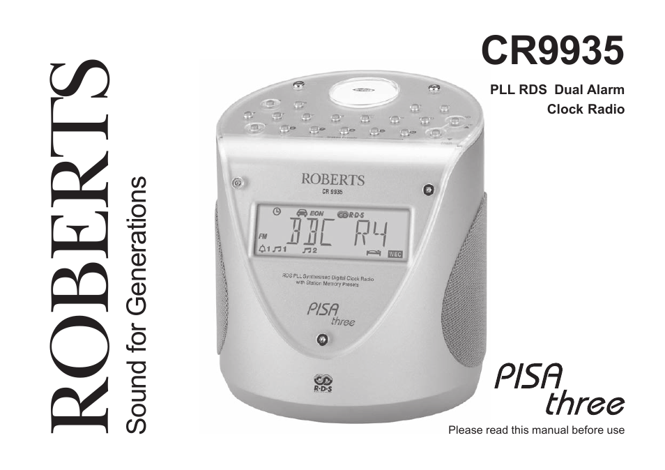 Roberts Radio CR9935 User Manual | 24 pages