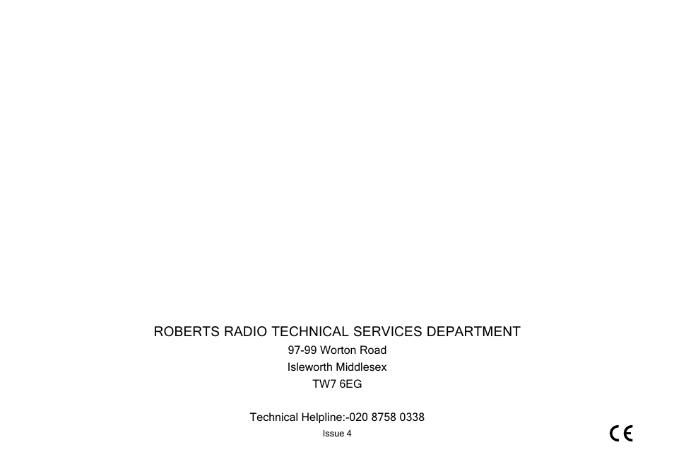Roberts Radio R701 User Manual | Page 7 / 7