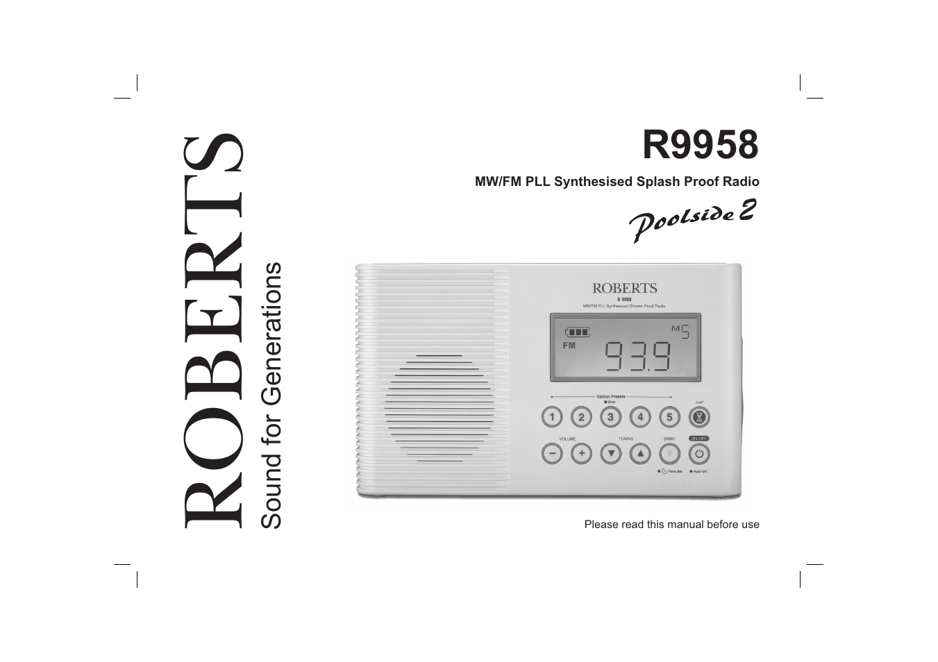 Roberts Radio R9958 User Manual | 24 pages