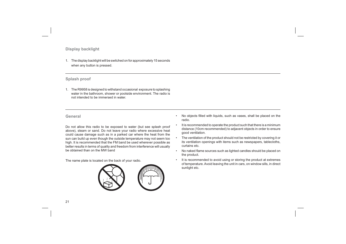 Roberts Radio R9958 User Manual | Page 22 / 24