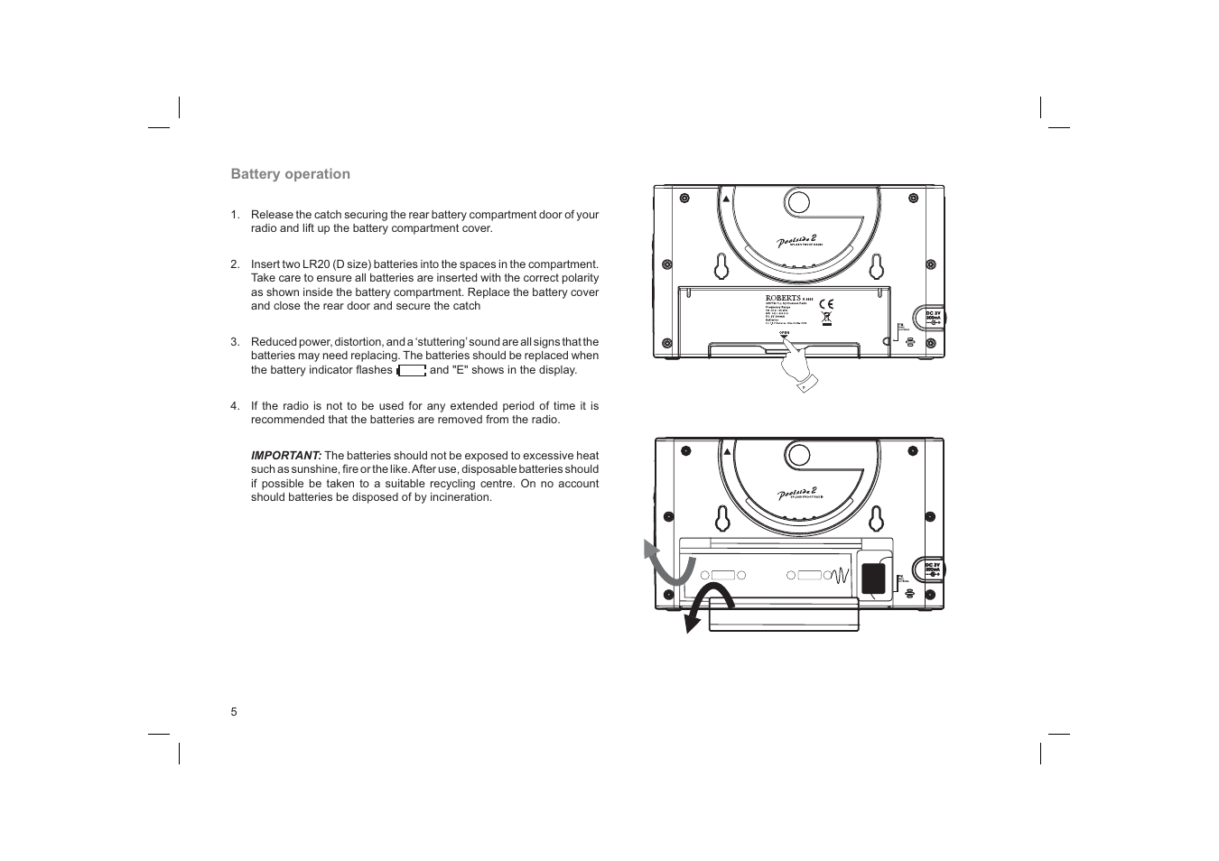 Roberts Radio R9958 User Manual | Page 6 / 24