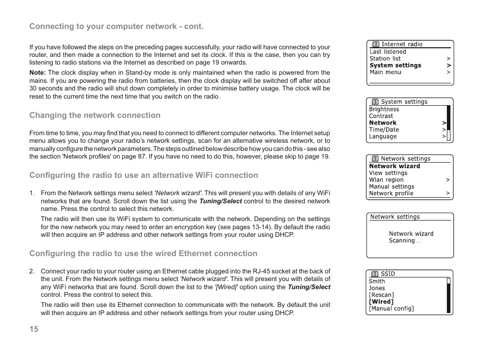 Roberts Radio 205 User Manual | Page 16 / 100