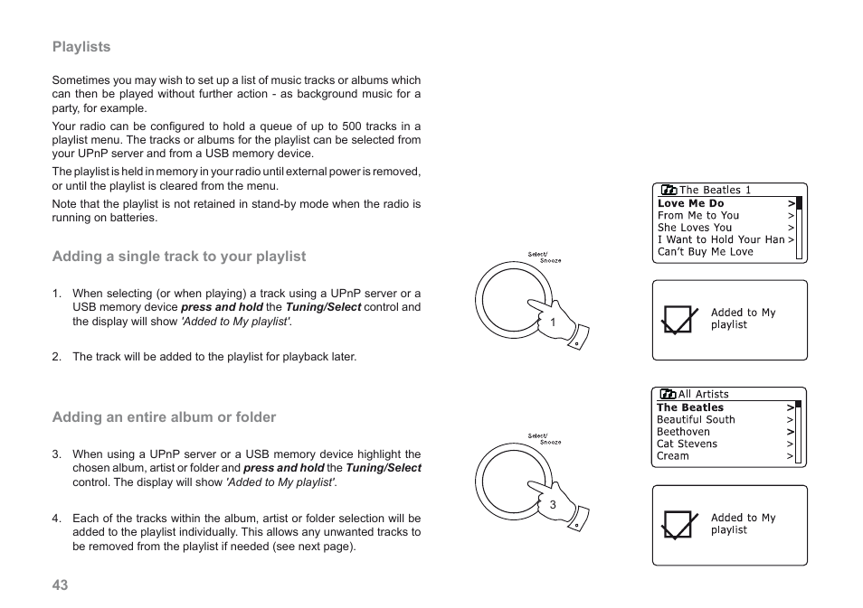 Roberts Radio 205 User Manual | Page 44 / 100