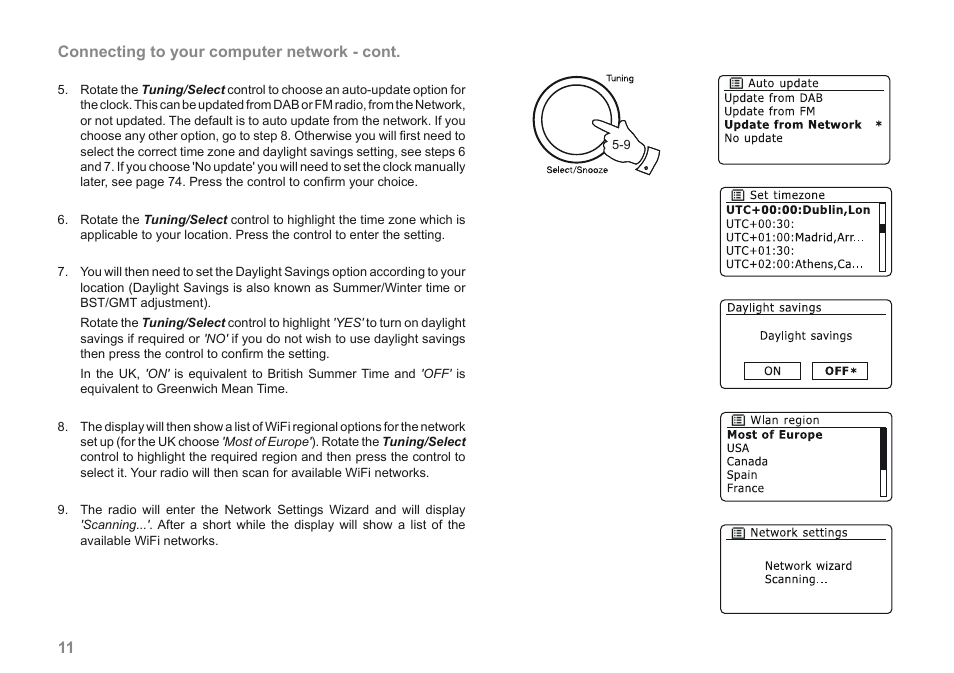 11 connecting to your computer network - cont | Roberts Radio iStream User Manual | Page 12 / 100