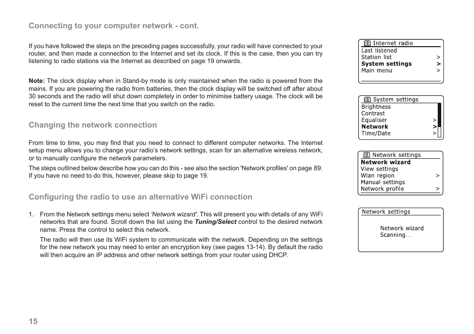 Roberts Radio iStream User Manual | Page 16 / 100