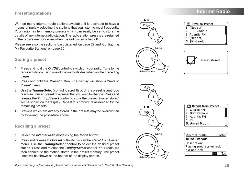 Internet radio | Roberts Radio iStream User Manual | Page 27 / 100