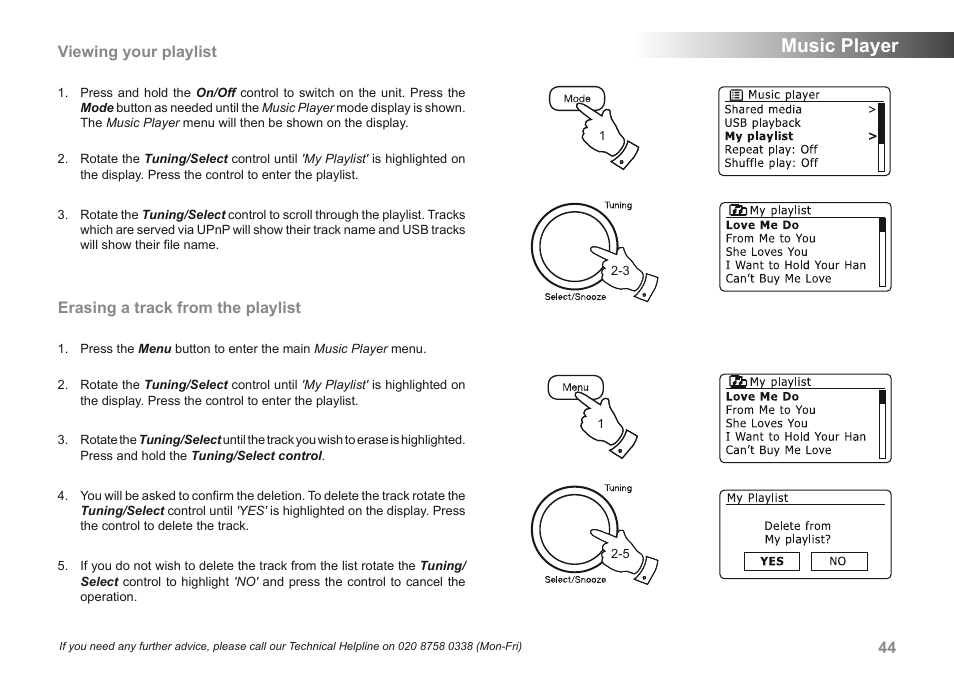 Music player | Roberts Radio iStream User Manual | Page 45 / 100