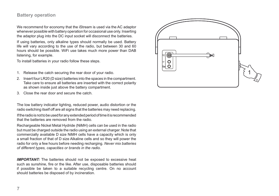 Roberts Radio iStream User Manual | Page 8 / 100