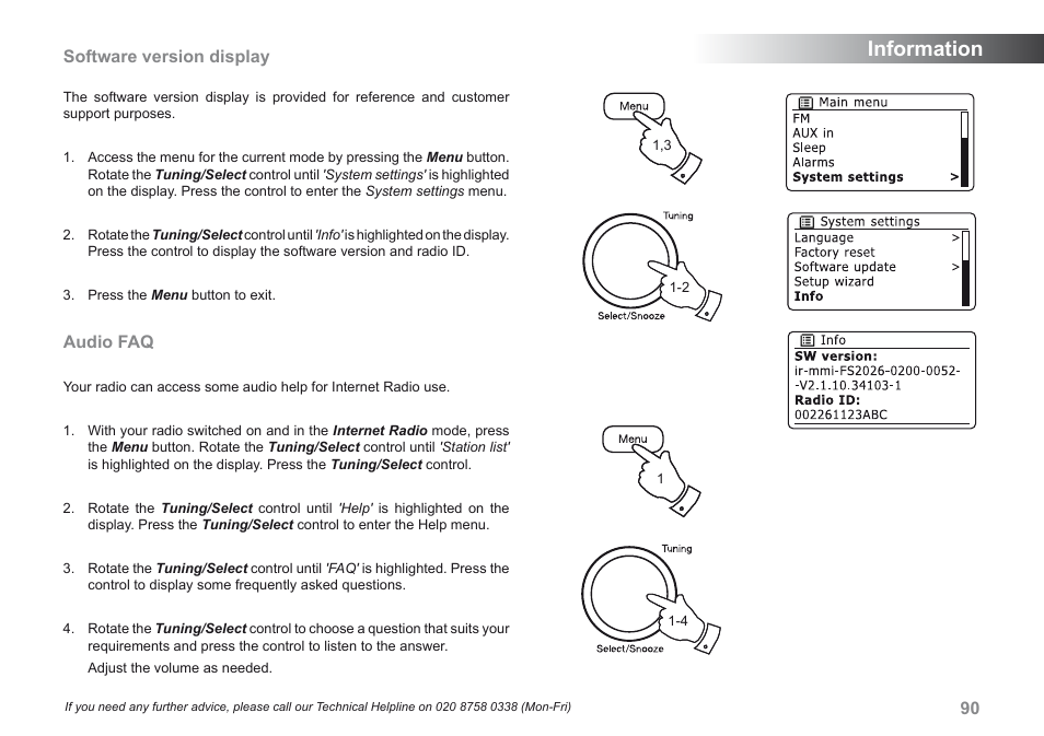 Information | Roberts Radio iStream User Manual | Page 91 / 100