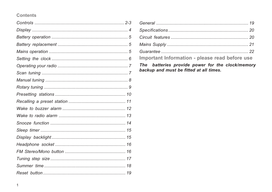 Roberts Radio R9943 User Manual | Page 2 / 24