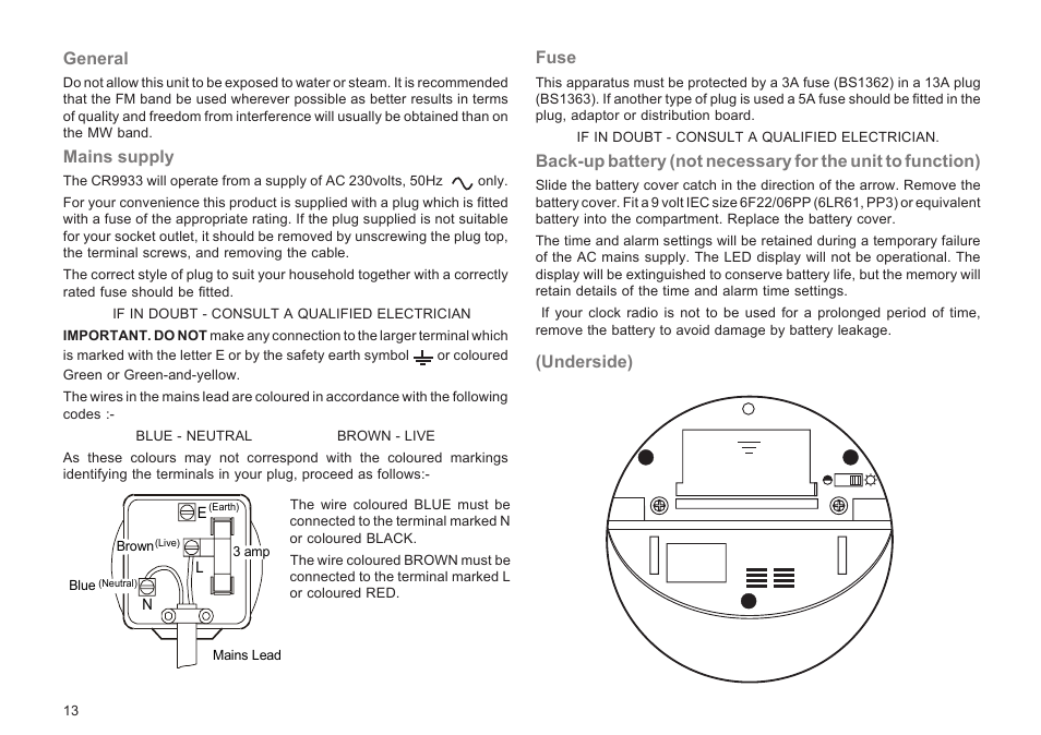 Roberts Radio CR9933 User Manual | Page 14 / 16