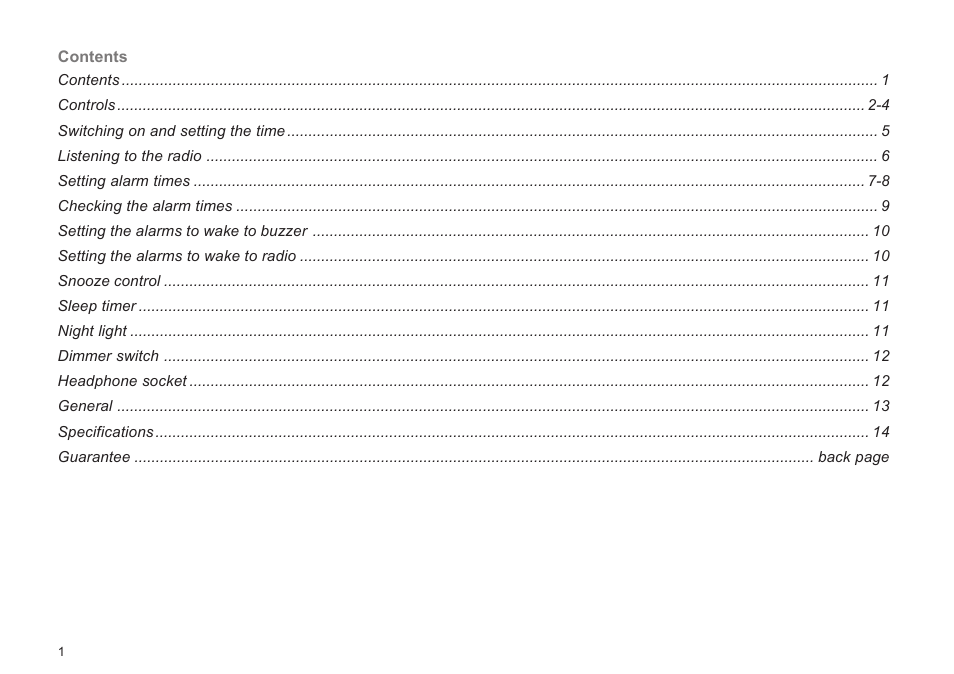 Roberts Radio CR9933 User Manual | Page 2 / 16