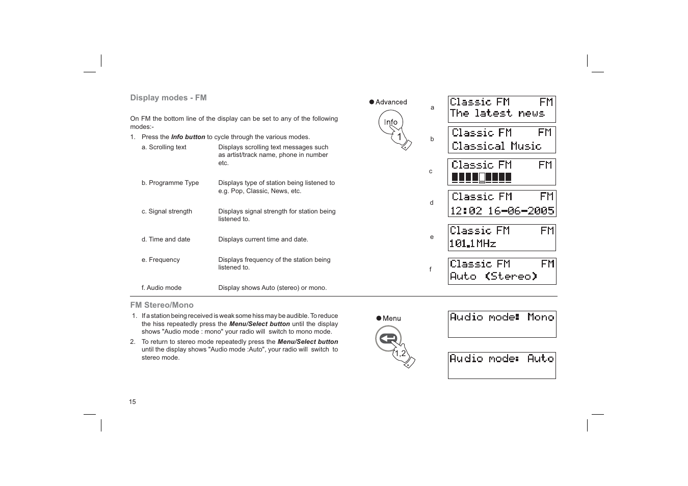 Roberts Radio RD-22 User Manual | Page 16 / 36