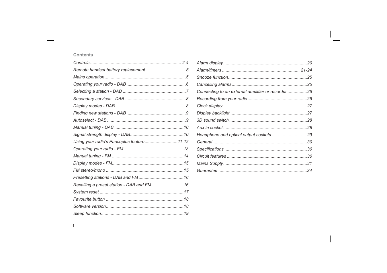 Roberts Radio RD-22 User Manual | Page 2 / 36