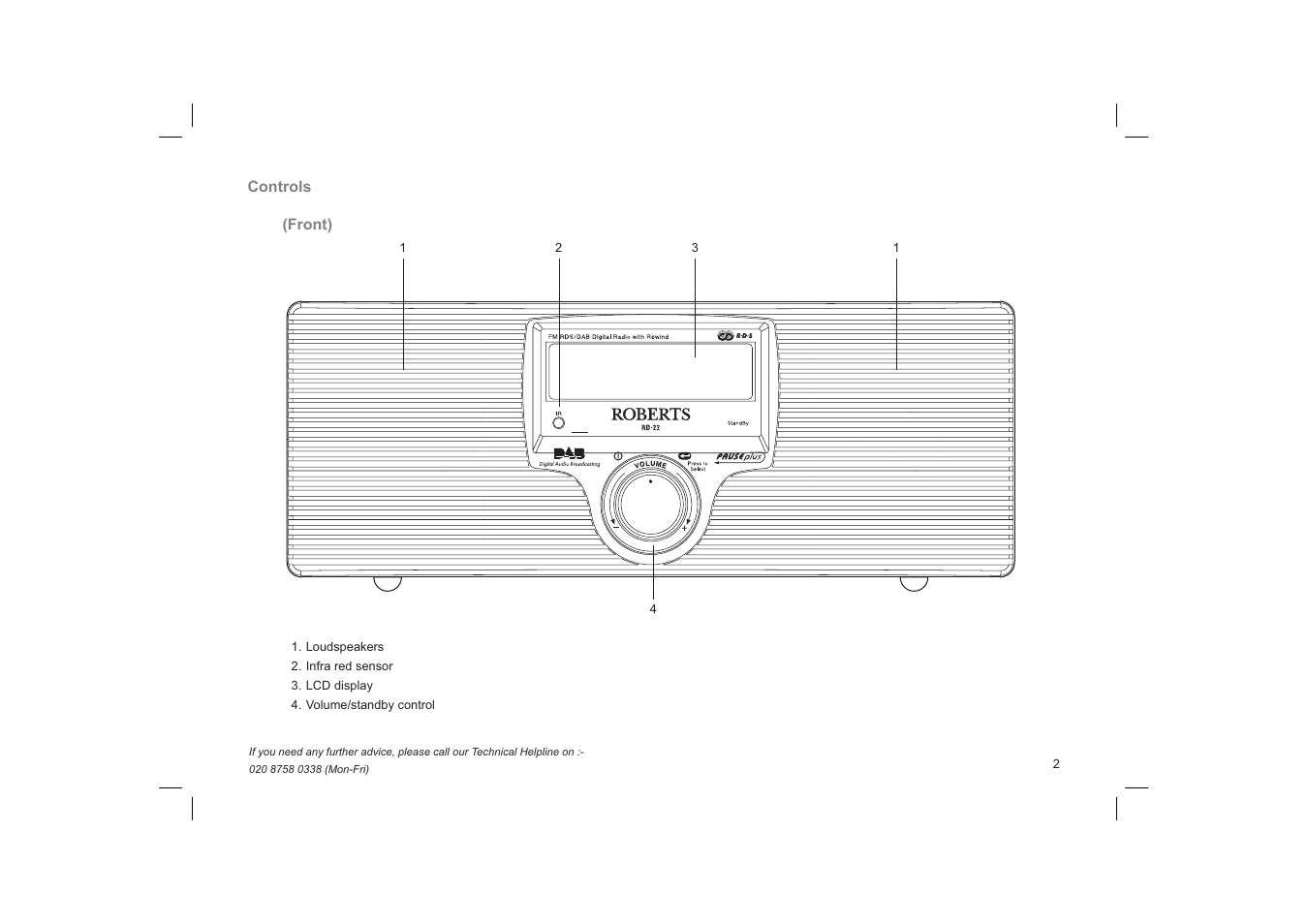 Roberts Radio RD-22 User Manual | Page 3 / 36