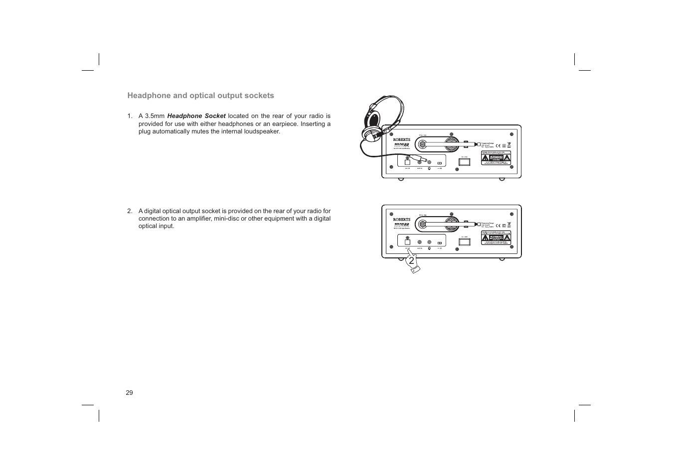 Roberts Radio RD-22 User Manual | Page 30 / 36