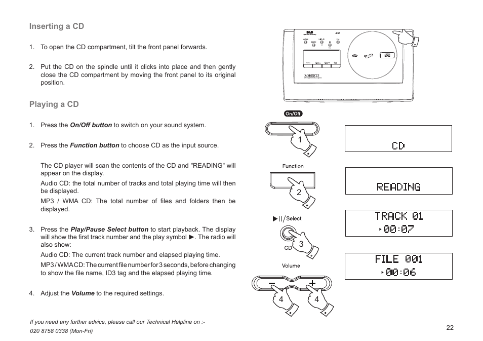 Roberts Radio BAB MP-24 User Manual | Page 23 / 44