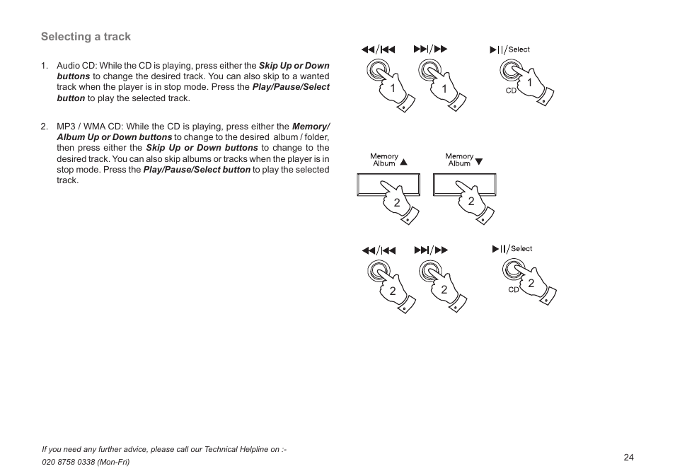 Roberts Radio BAB MP-24 User Manual | Page 25 / 44