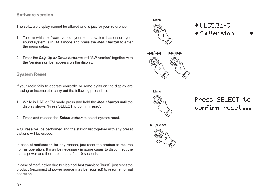 Roberts Radio BAB MP-24 User Manual | Page 38 / 44