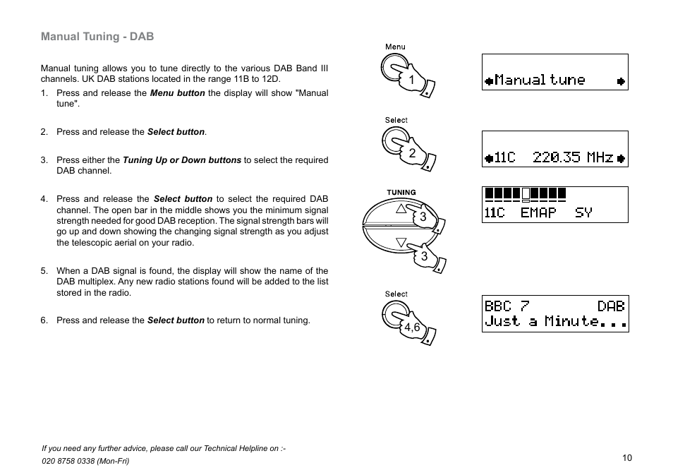 Roberts Radio Gemini 45 RD-45 User Manual | Page 11 / 24