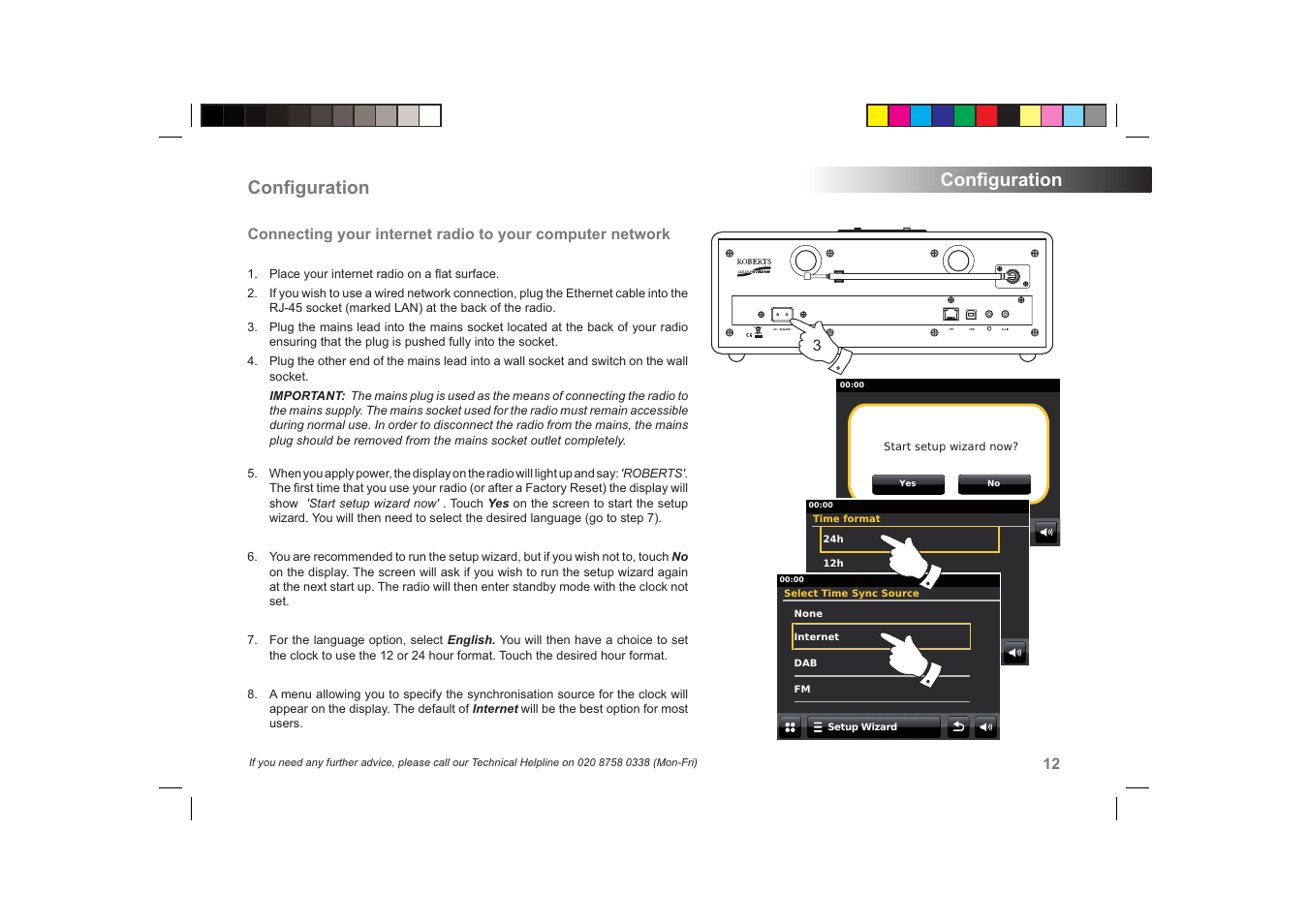 Conﬁ guration | Roberts Radio ColourStream User Manual | Page 13 / 100