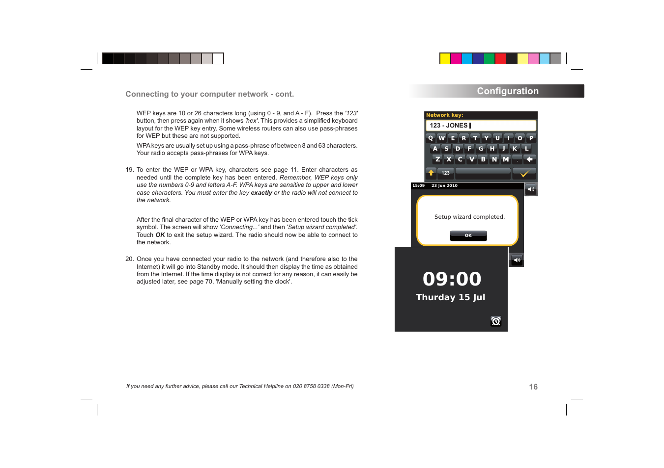 Conﬁ guration | Roberts Radio ColourStream User Manual | Page 17 / 100