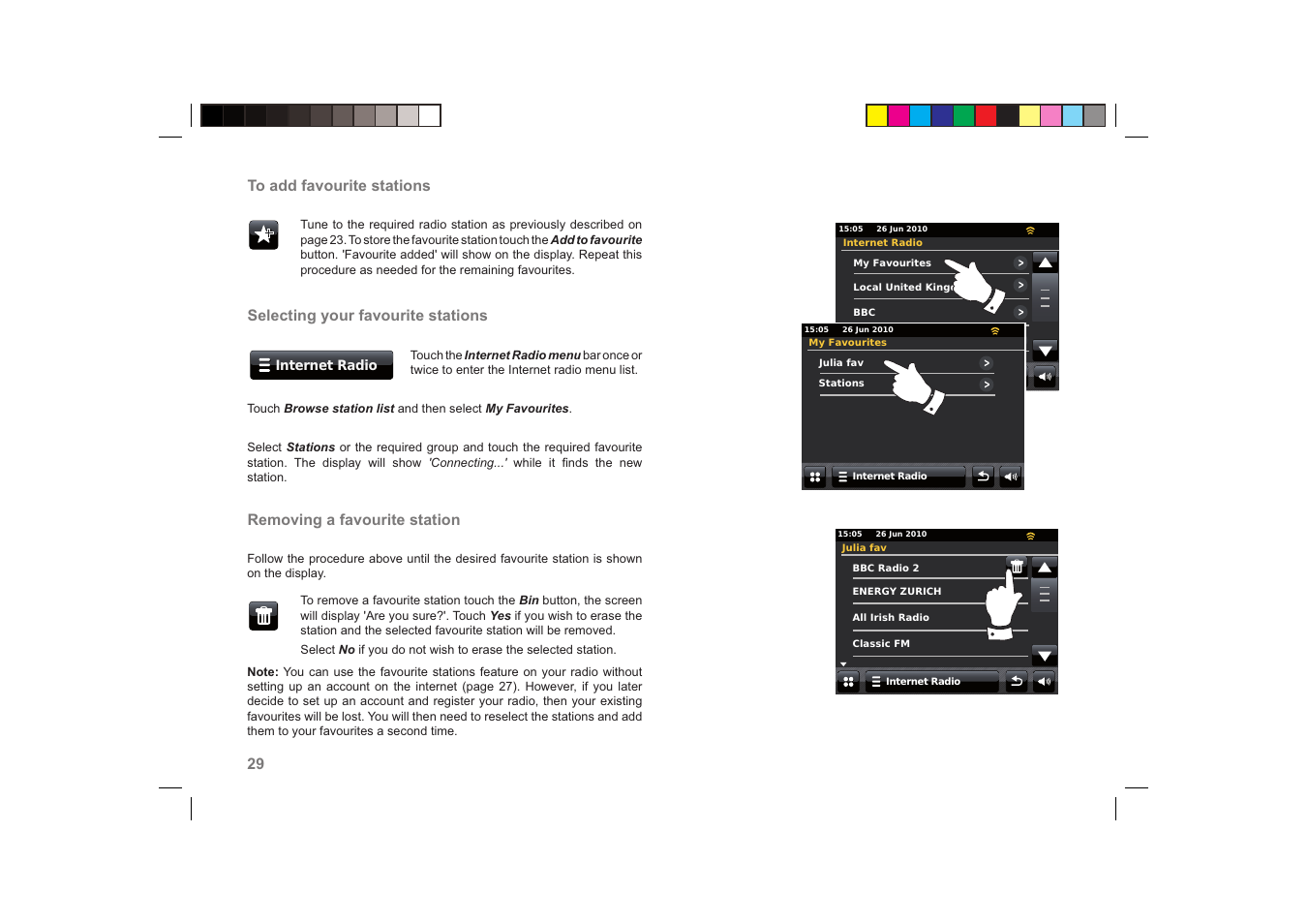 Roberts Radio ColourStream User Manual | Page 30 / 100
