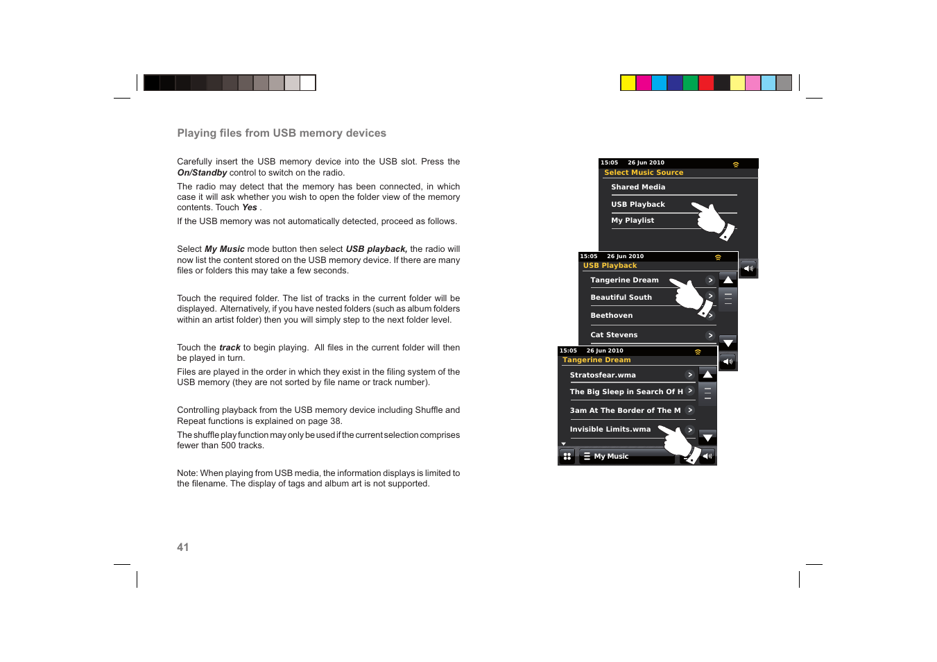 Roberts Radio ColourStream User Manual | Page 42 / 100